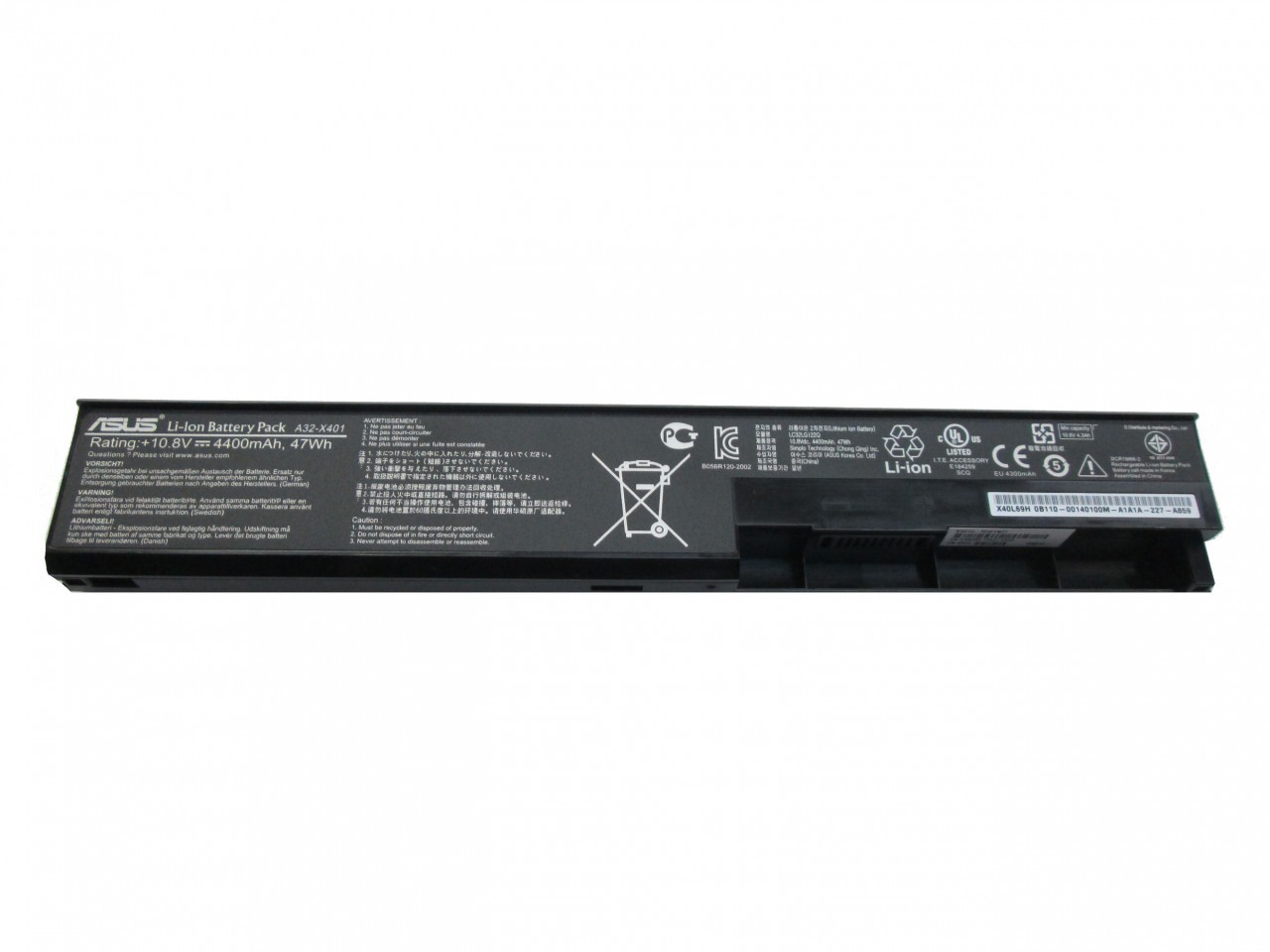 5200mAh 6Cell Asus A32-X40 1Battery