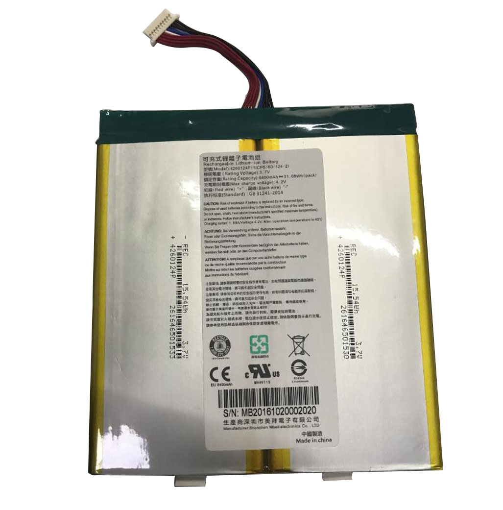 8400mAh 31.08Wh Battery Acer 1ICP5/60/124-2