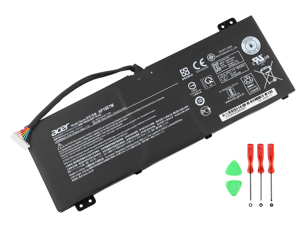 Battery Acer Nitro 5 AMD AN517-54-72Z3 3815mAh 58.75Wh
