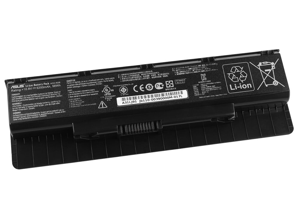 56Wh Asus N56JN-CN039H N56JN-CN047D N56JN-CN047H Battery