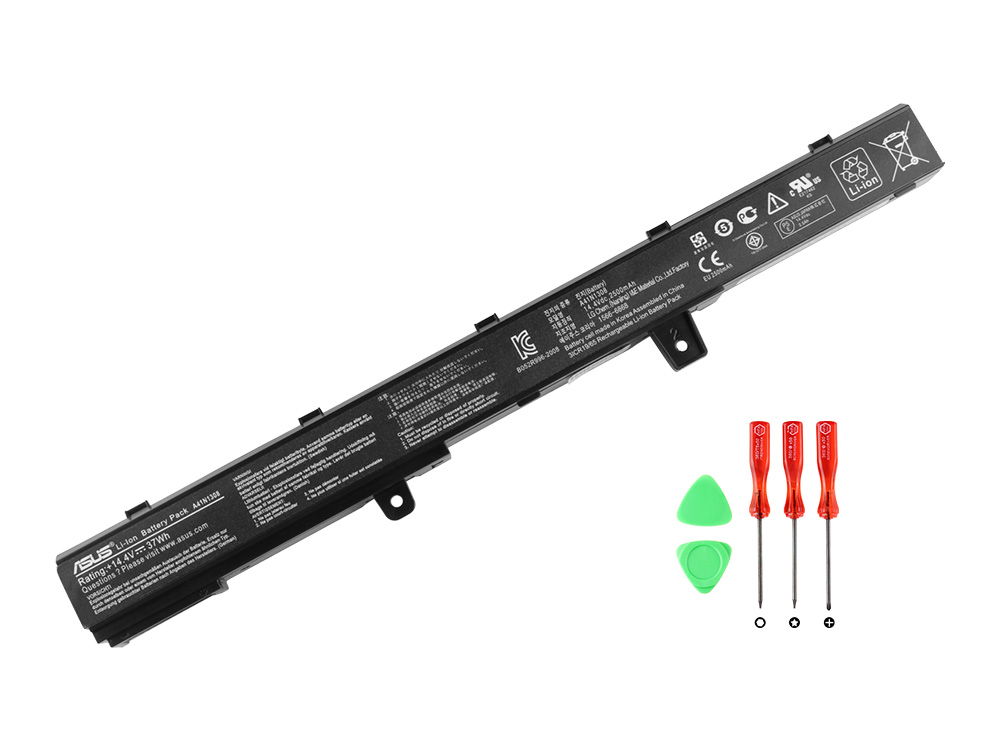 14.4V 37Wh Asus X451MAV-VX295B X451MAV-VX297D Battery