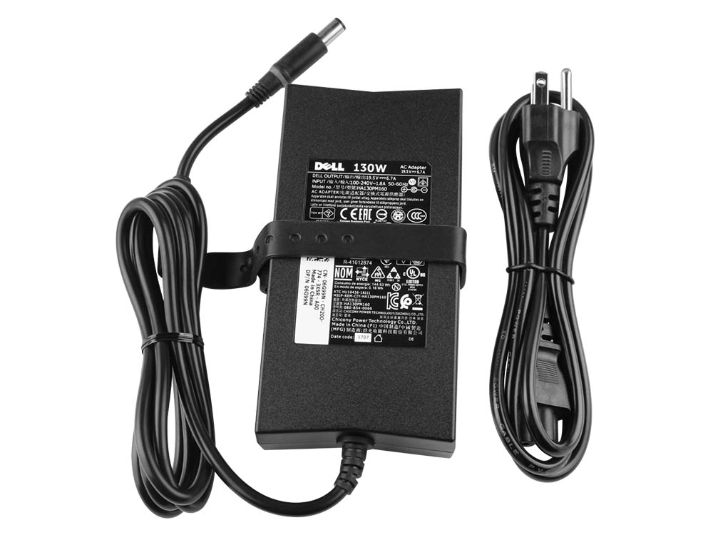 Original 130W AC Adapter Charger Dell inspiron 20 3048 aio + Cord