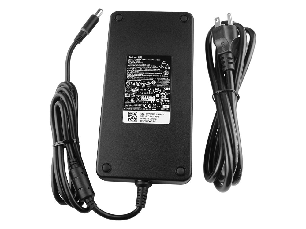 Original 240W Charger Dell Alienware Area-51m R2 P38E P38E002 AC Adapter