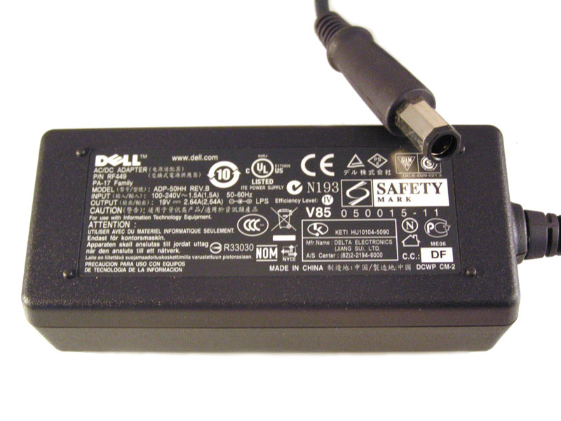 Original 50W Dell 9834T 09834T AC Adapter Charger Power Cord