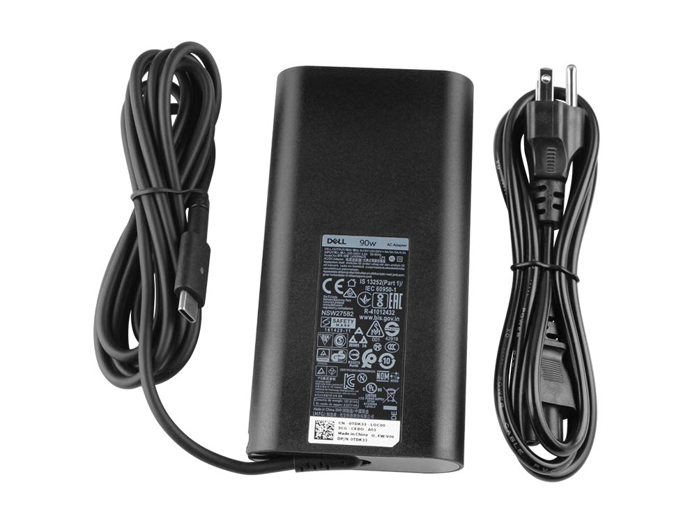 90W USB-C Charger Dell Latitude 5330 AC Adapter