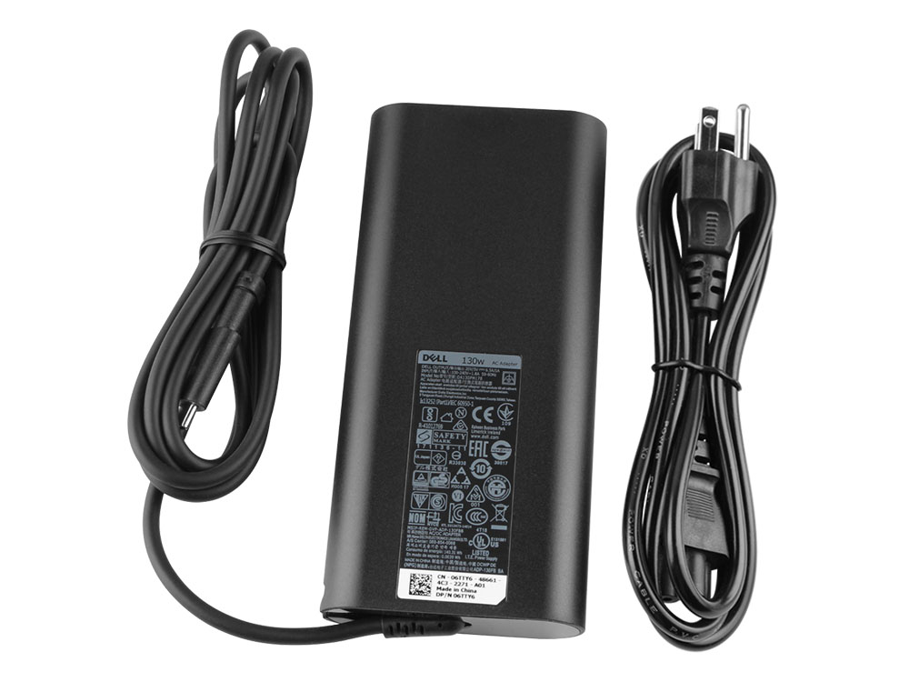 130W USB-C Charger Dell Alienware x14 AC Adapter