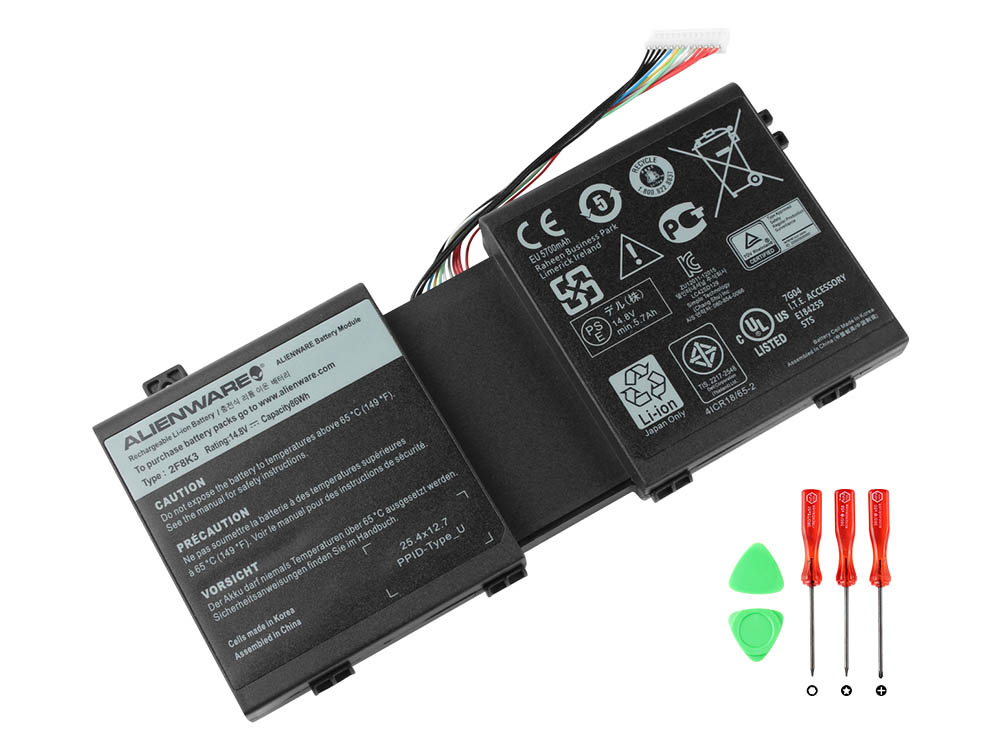 Original 86Wh Dell Alienware 17 17X 18 18X Battery