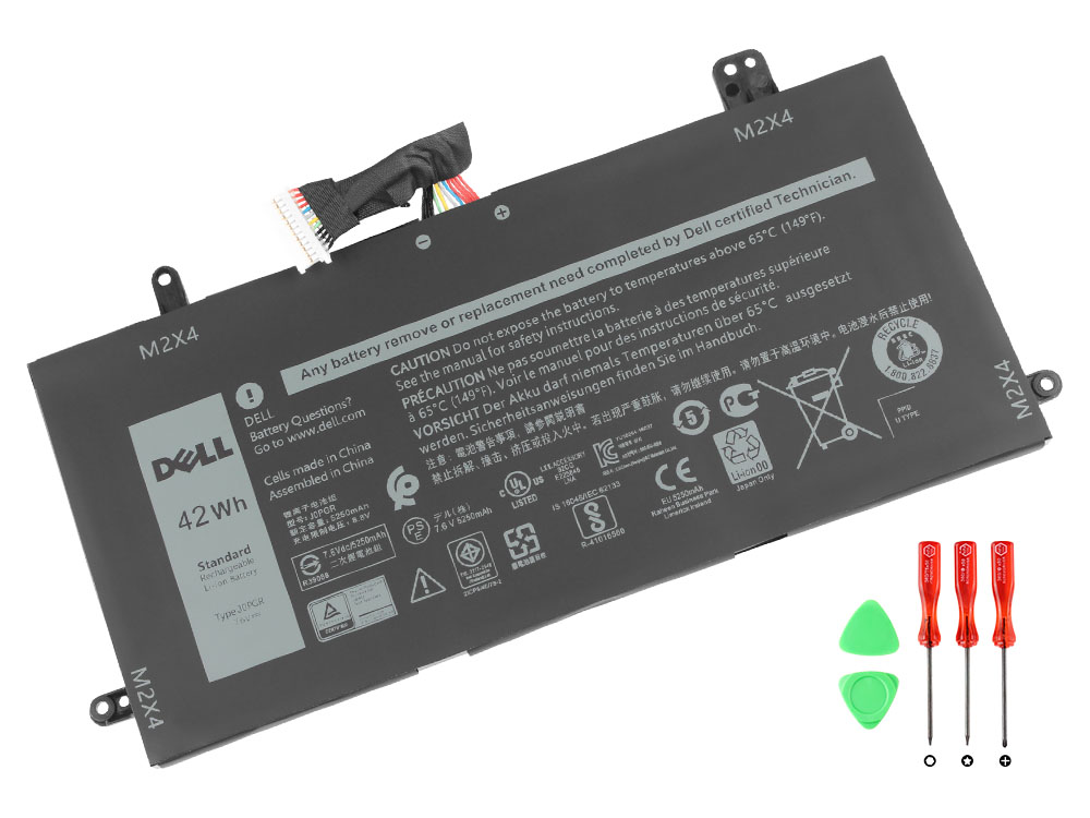 Original 42Wh 4-Cell Dell J0PGR 0J0PGR X16TW FTH6F Battery