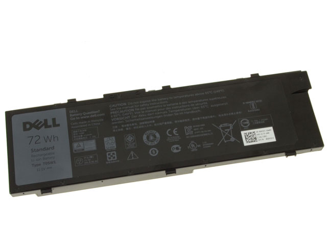 Original 72Wh 6-Cell Dell 0FNY7 0RDYCT 0TWCPG Battery