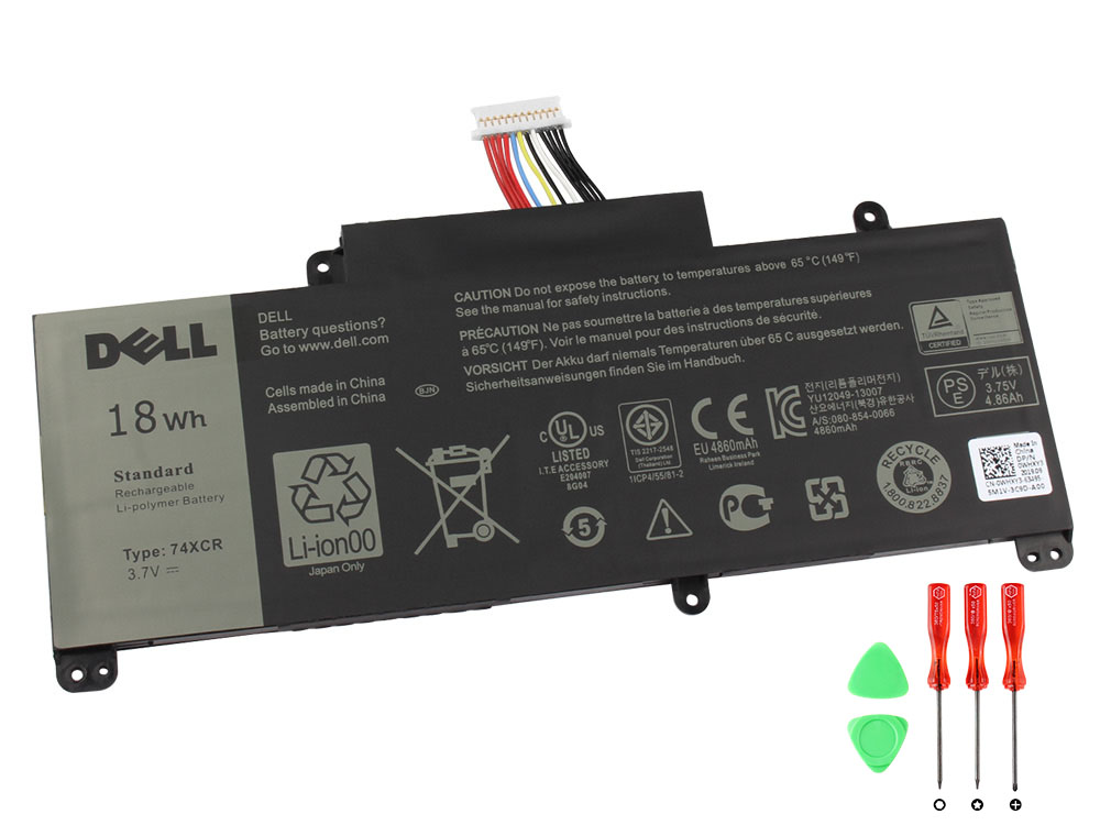 Original 3.7V 18Wh Dell Venue 8 Pro 5830 T01D T01D001 Battery