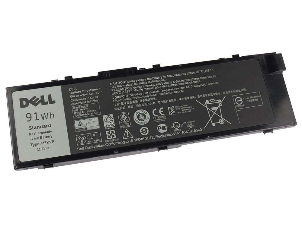 Original 91Wh 9 Cell Dell Precision 7510 P53F P53F001 Battery