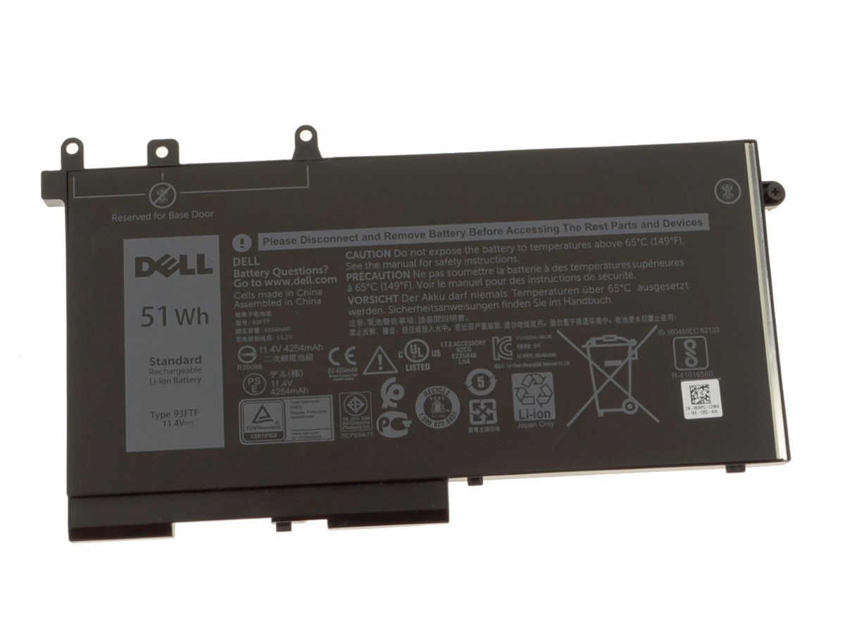 Original 4254mAh 51Wh 3-Cell Dell Latitude 15 5580 P60F001 Battery