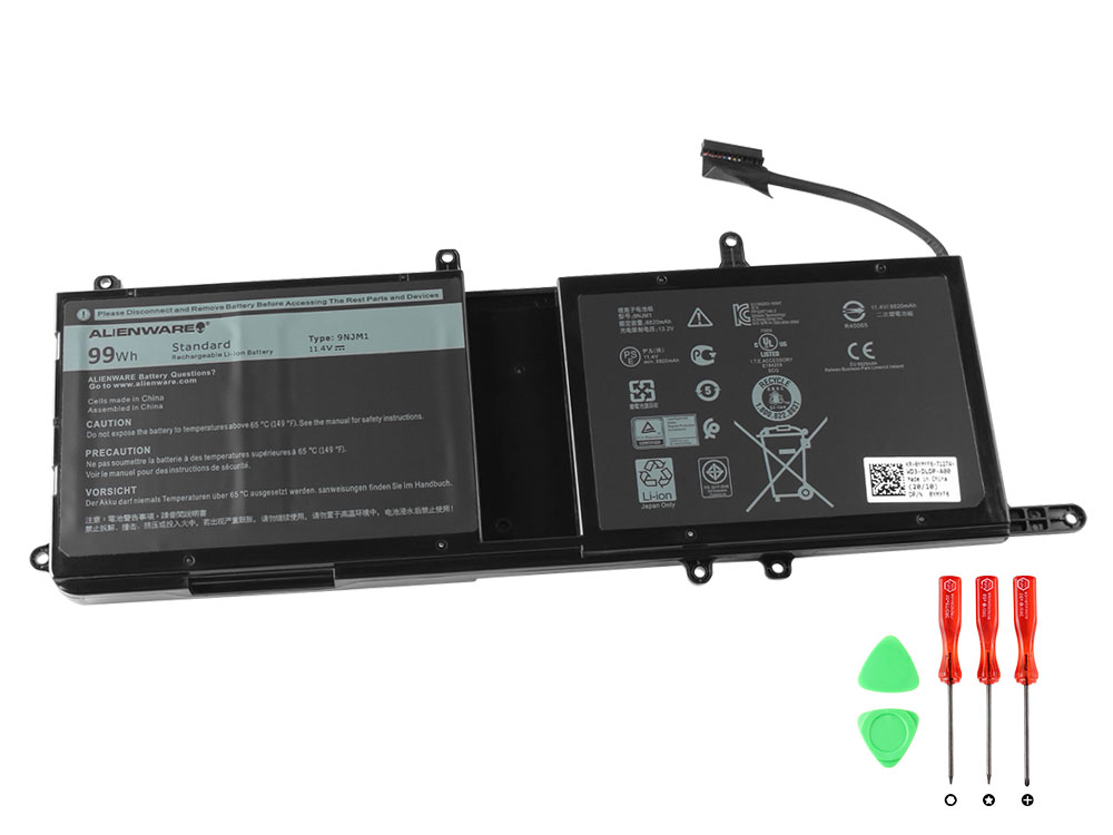 Original 99Wh 6-Cell Dell 9NJM1 09NJM1 MG2YH 01D82 Battery