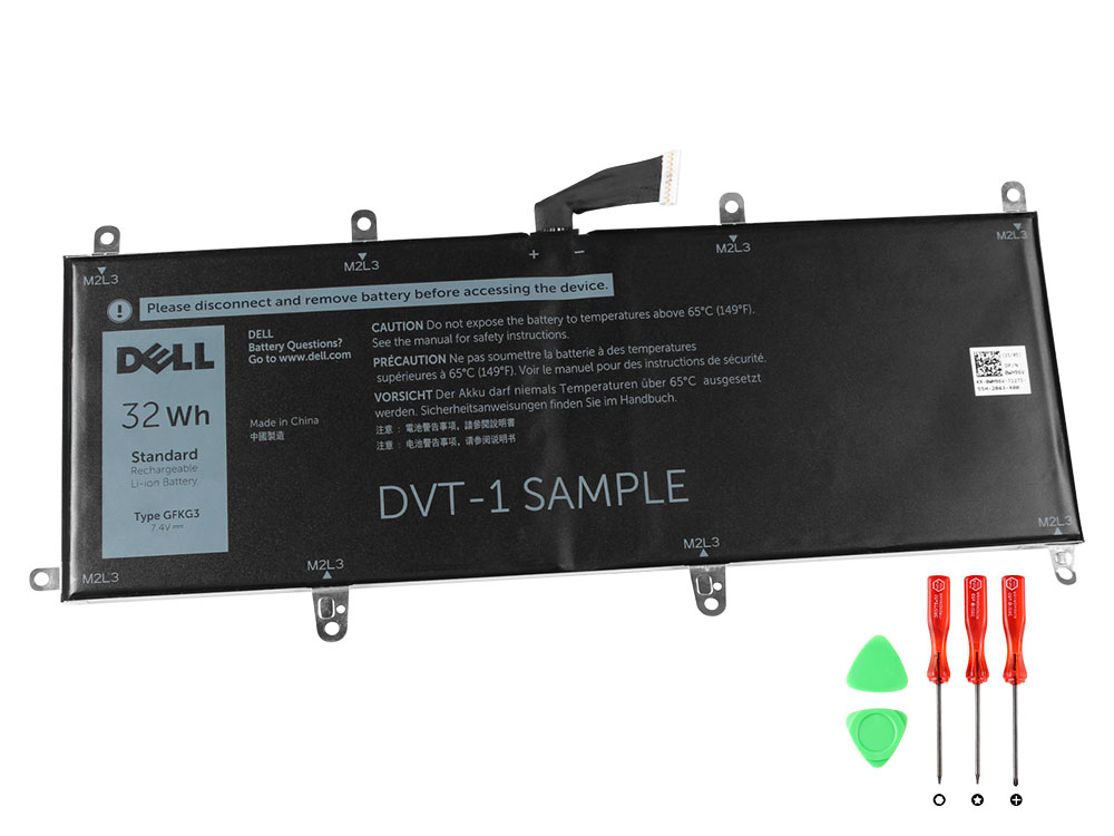Original 32Wh Battery Dell GFKG3 0GFKG3 WH96V VN25R 10Pin