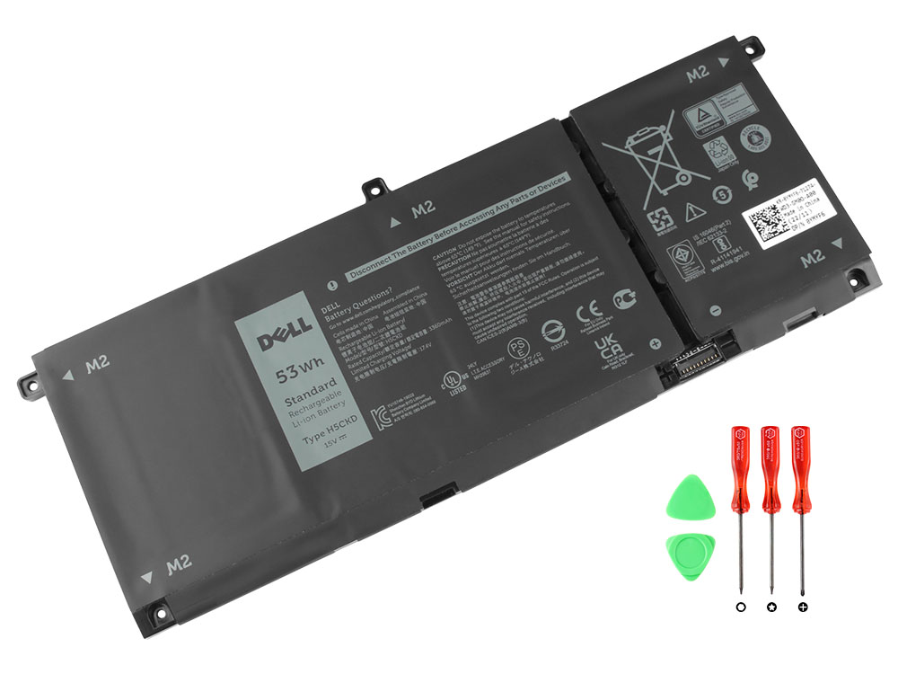 Original 3530mAh 53Wh Battery Dell 9077G H5CKD TXD03