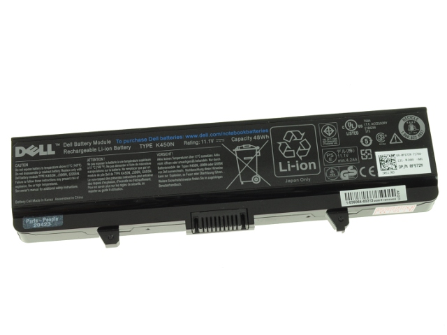 Original 4400mAh 48Wh Battery Dell K450N 0K450N