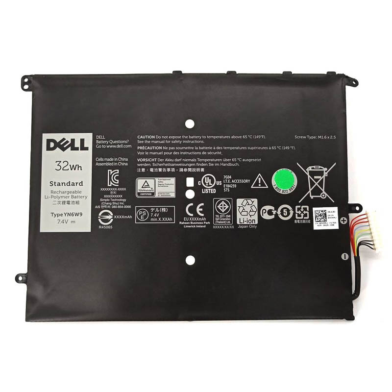 Original Battery Dell YN6W9 4324mAh 32Wh