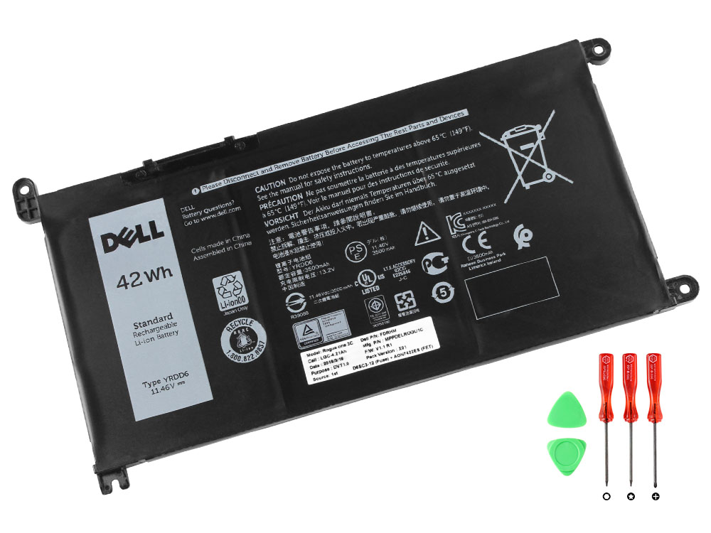 Original 3500mAh 42Wh 3-Cell Dell Inspiron 14 5481 P93G001 Battery