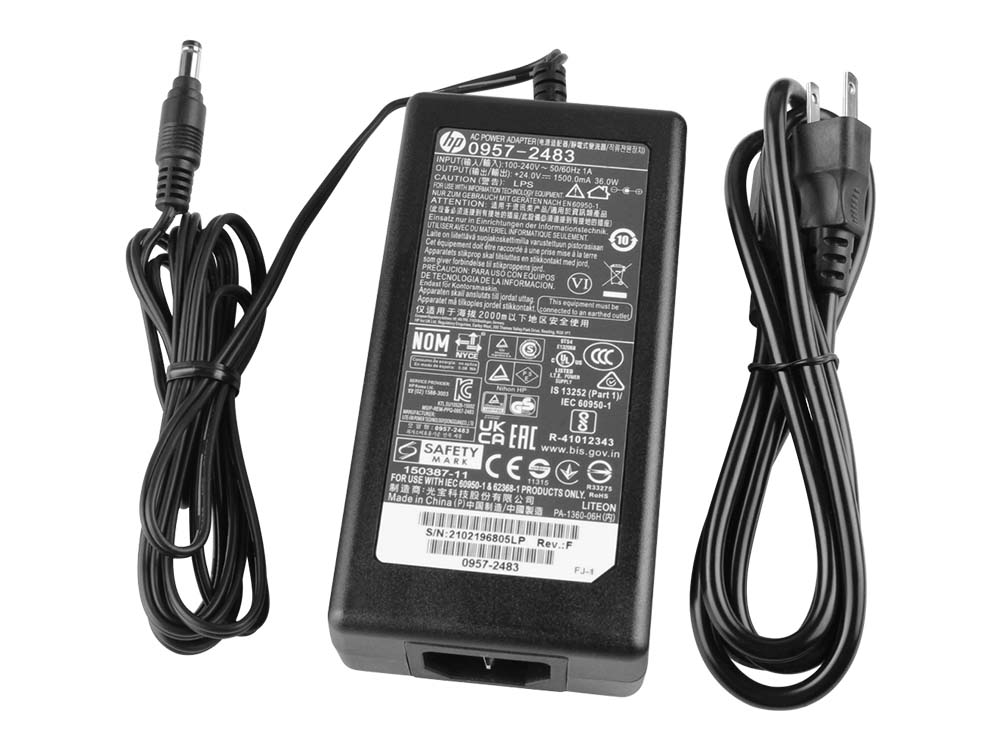 36W HP PA-1360-02H AC Adapter Charger + Cord