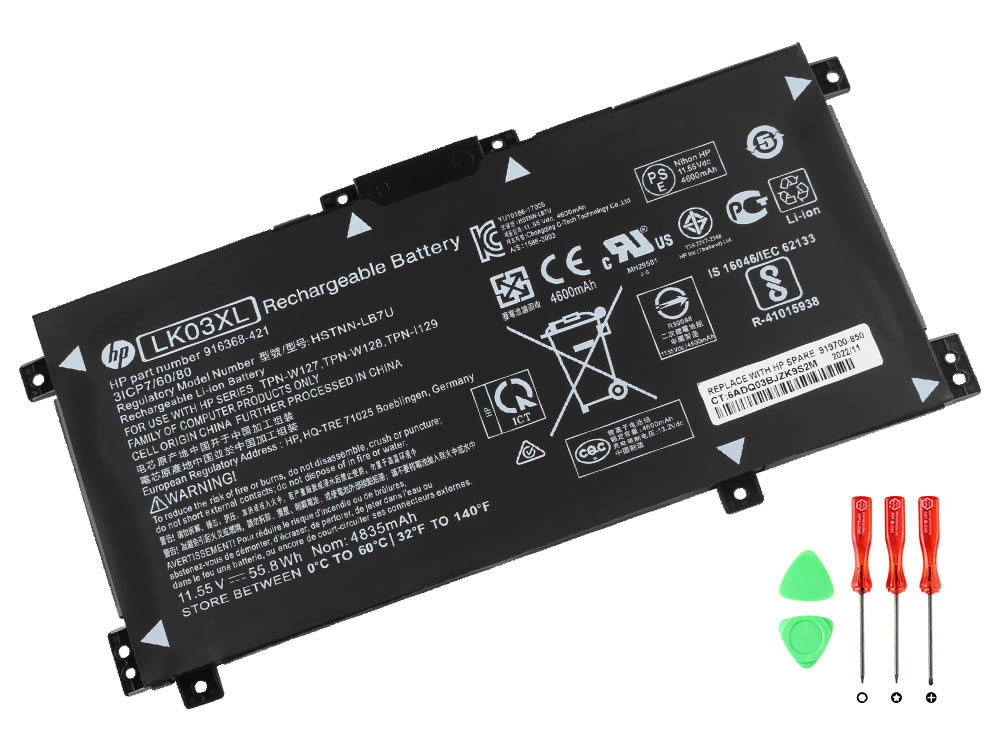 Original Battery HP L08934-2C1 4500mAh 52.54Wh