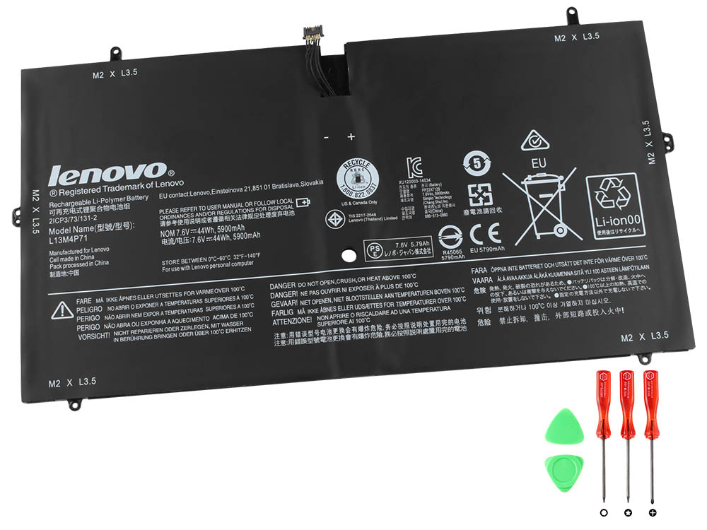 5900mAh 44Whr Lenovo IdeaPad Yoga 3 Pro Yoga 3 Pro-1370 Battery