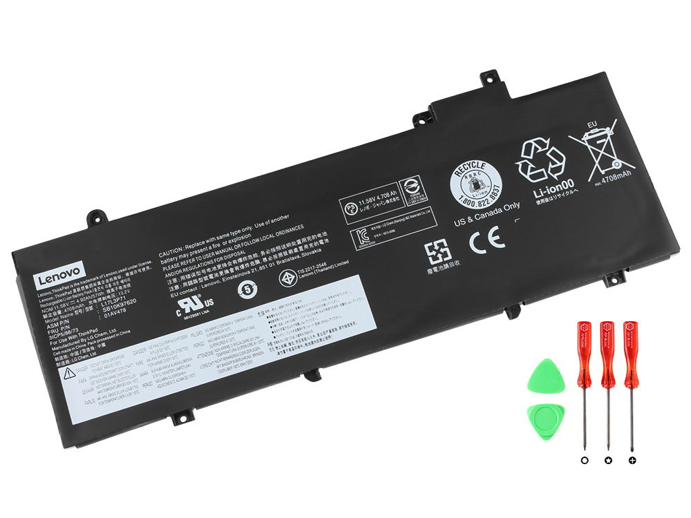 Original Battery Lenovo 01AV470 01AV478 01AV479 01AV480 4920mAh 57Wh