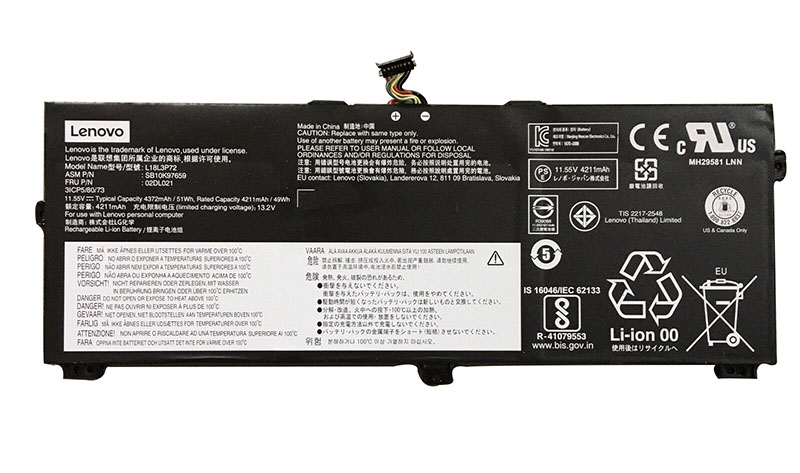 Original 4211mAh 49Wh Battery Lenovo ThinkPad X390 Yoga