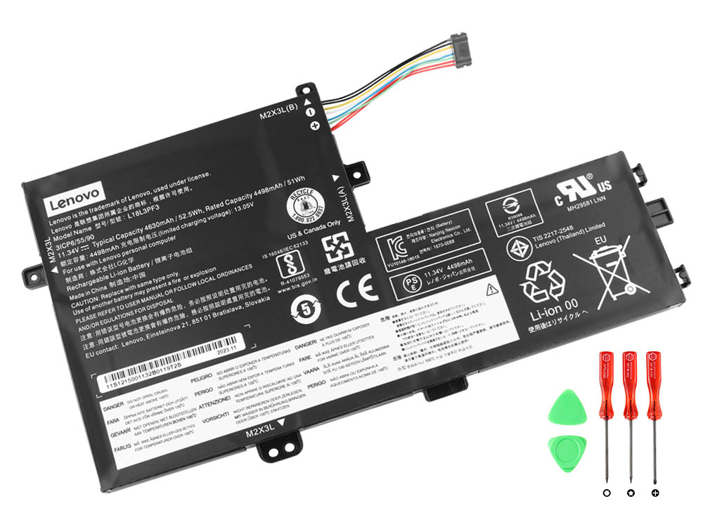 Original 4610mAh 52.5Wh Battery Lenovo ideapad C340-15IIL 81XJ000WGE