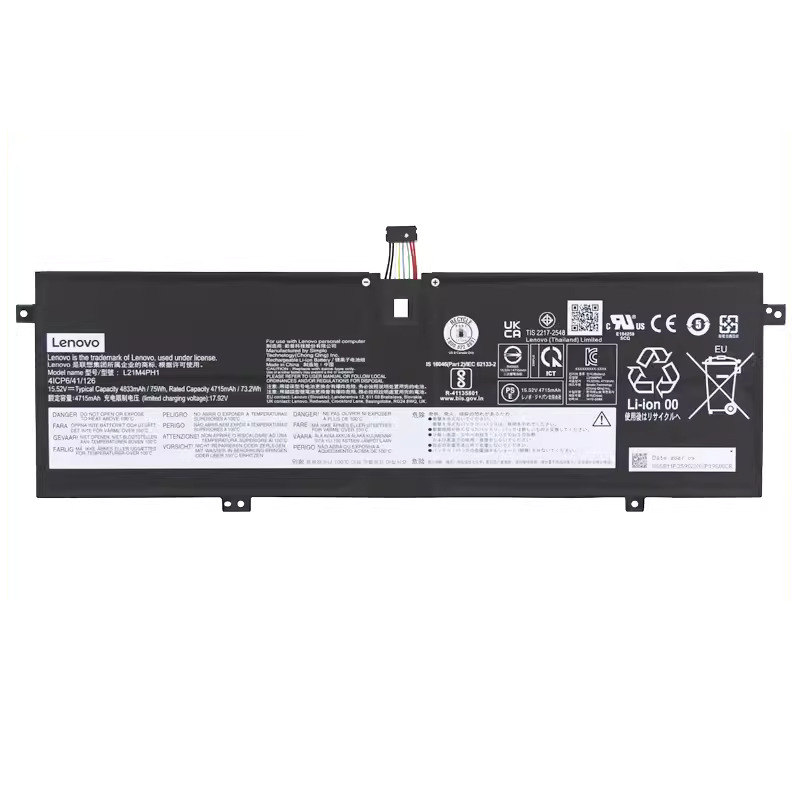 Original Battery Lenovo 5B11F35903 5B11F35905 4833mAh 75Wh