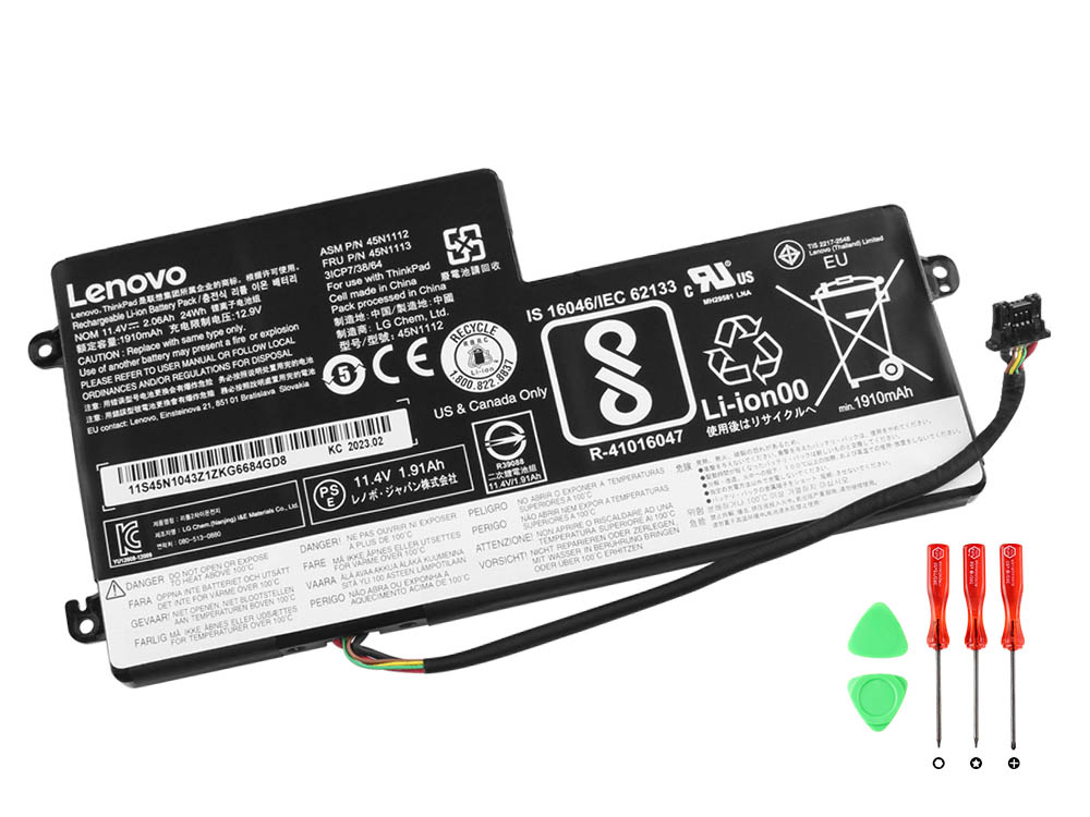 Original 2.06Ah 24Whr Lenovo Thinkpad T450s Battery