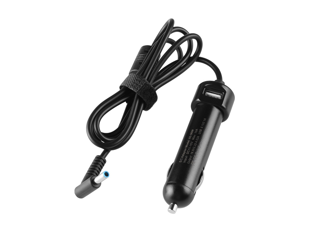 19.5V DC Adapter Car Charger HP ENVY 13-d000nv 13-d000nx
